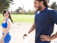 Sporty Brunette Yhivi Sucks And Rides