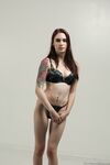 Tattooed Beauty Anna DeVille Enjoys Posing