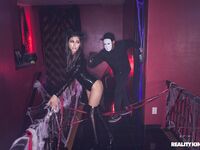 Exotic Kitten In Latex Gets Deeply
