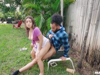 Violet Gems Pleases Horny Black Dude