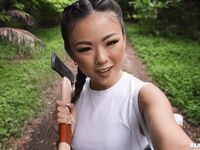 Cute Asian Girl Lulu Chu Gets Fucked In