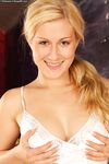The Lusty Blonde Angel White Is Skillfully Masturbating