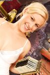 The Lusty Blonde Angel White Is Skillfully Masturbating