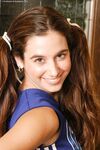 Tight Pigtailed Cheerleader Jackie Ashe In Blue Uniform