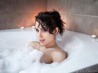 There Is Foam All Over Katie Banks' Body