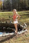 Lovely Babe Sara James Is Exposing Her Gash