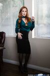 Dazzling Redhead MILF Sophia Locke Masturbates In The