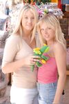 Kata And Her GF Show Tits Outdoors Then