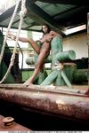 Busty Long Haired African Beauty Deserea A Loves