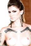 Hot Tattooed Brunette Indigo Augustine Takes Off Everything