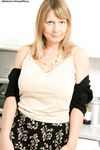 Big Breasted Mature Lady Sandy Jones In Black