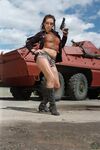 Awesomely Sexy Army Babe Kobe Kaige Displays Her