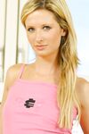 Blonde Leah In Tiny Skirt And Panties Removes