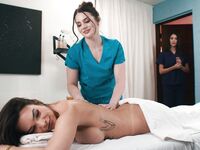 Oily Lesbians Ivy Ireland And Maddie Wren Can't