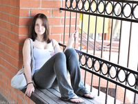 Dark Haired Teen Girl Veronika FTV Exposes Her