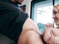 Busty Blonde Slut Zoey Uso Gets Her Shaved