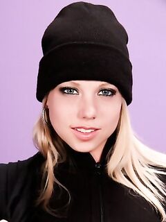 Round Titted Blonde Doll Shawna Lenee In Black