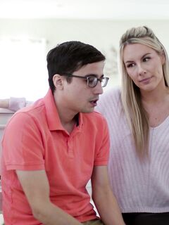 Insatiable MILF Bunny Madison Fucks Nerdy Dude In
